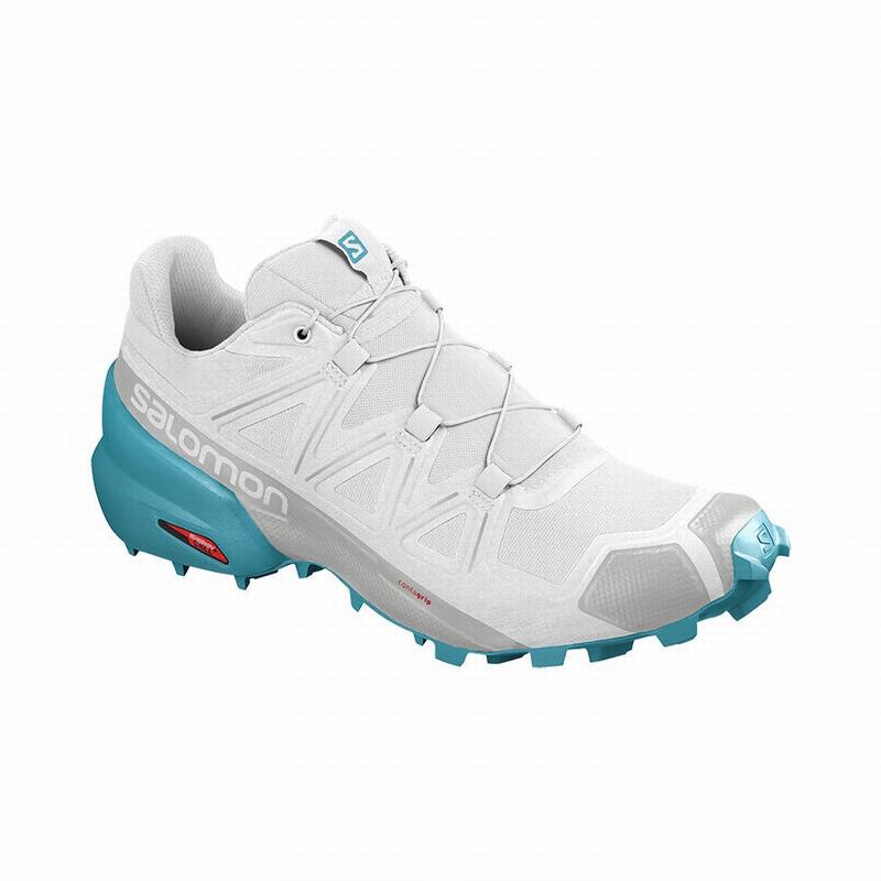 SALOMON SPEEDCROSS 5 Philippines - Women's Trail Running Shoes - White | 710638-ASB
